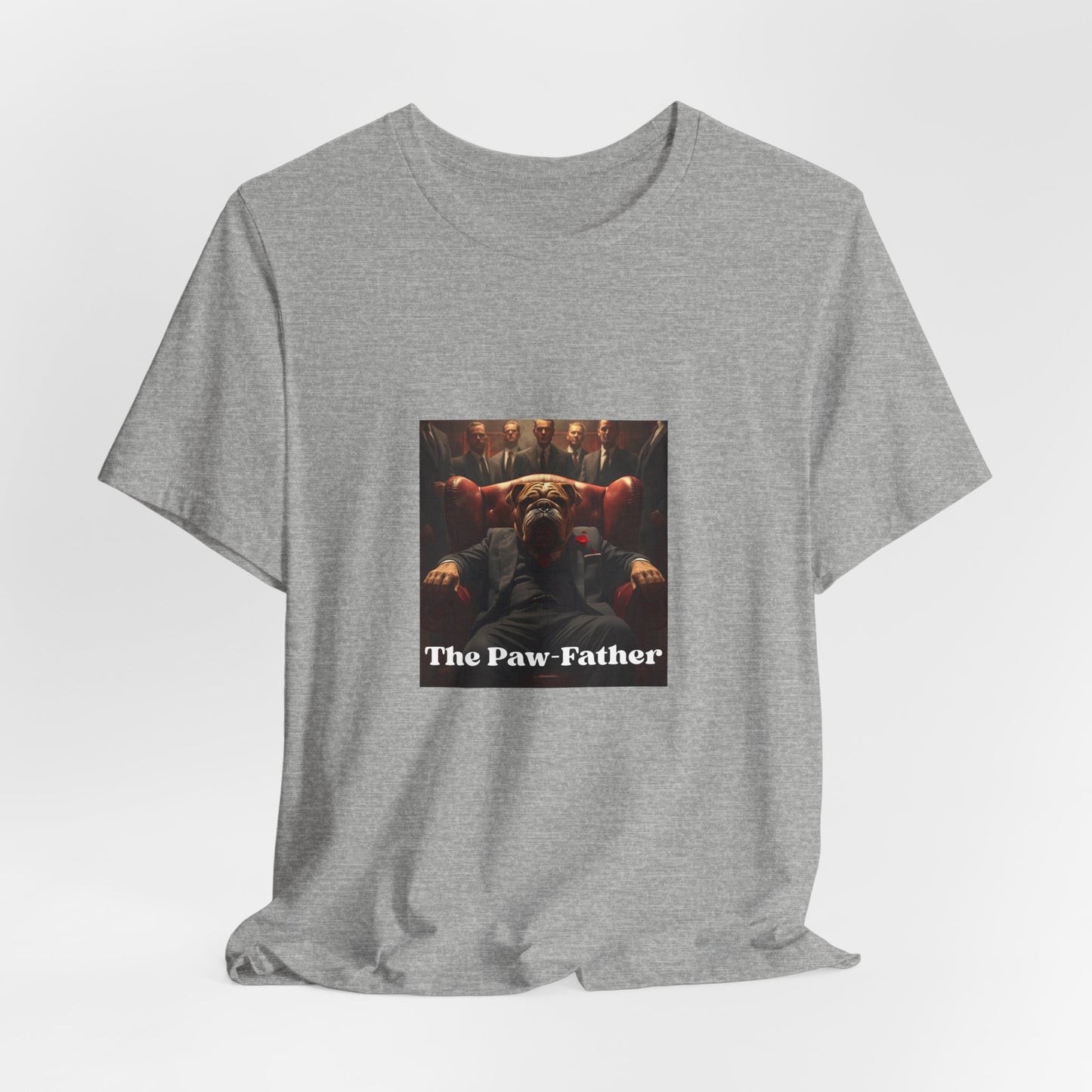 The Paw Father T‑Shirt — Funny Dog Mafia Graphic Tee