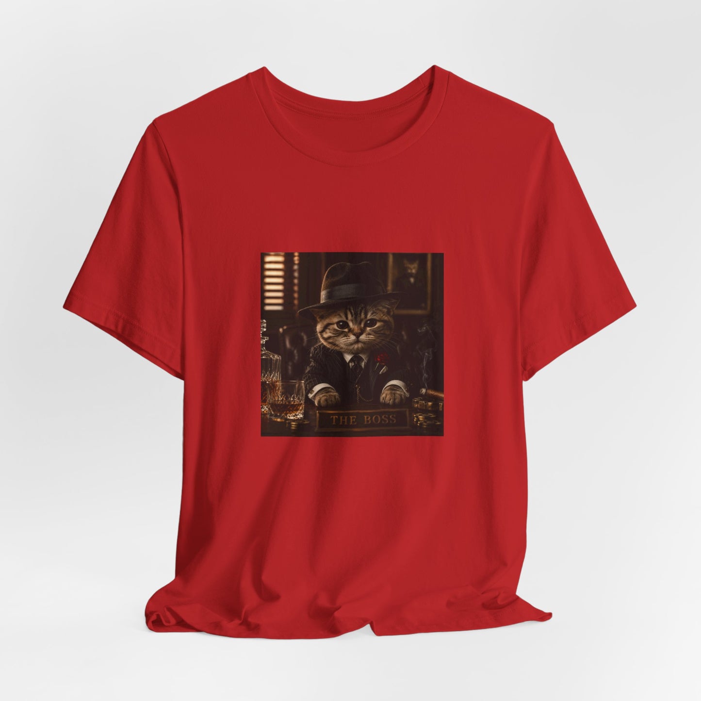 Vintage Mobster Cat T‑Shirt — The Mafia Cat Boss Graphic Tee