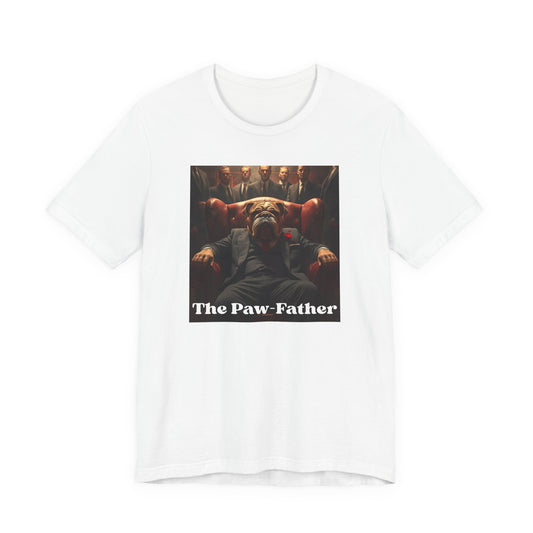 T-Shirt — "The Paw-Father" Vintage Dog Mafia Graphic Tee