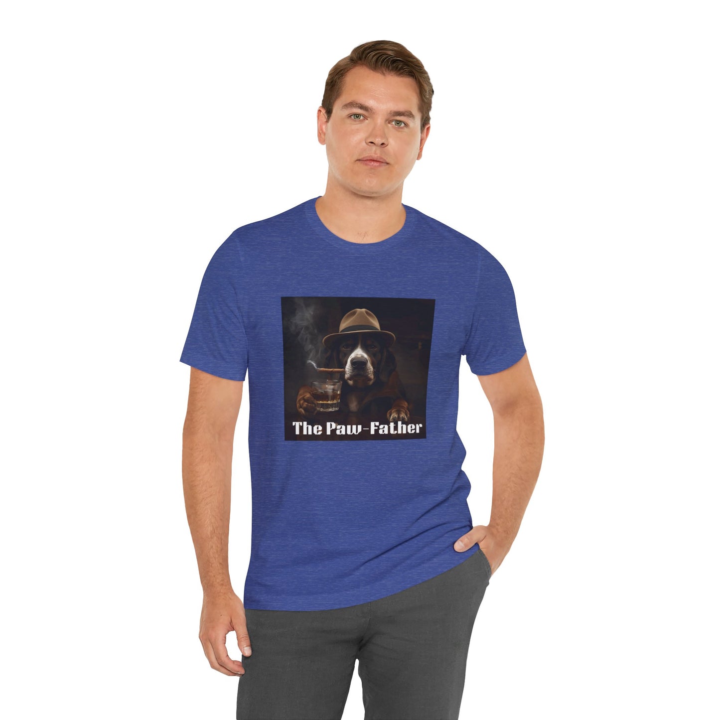 The Paw-Father T‑Shirt — Vintage Dog Mafia Graphic Tee