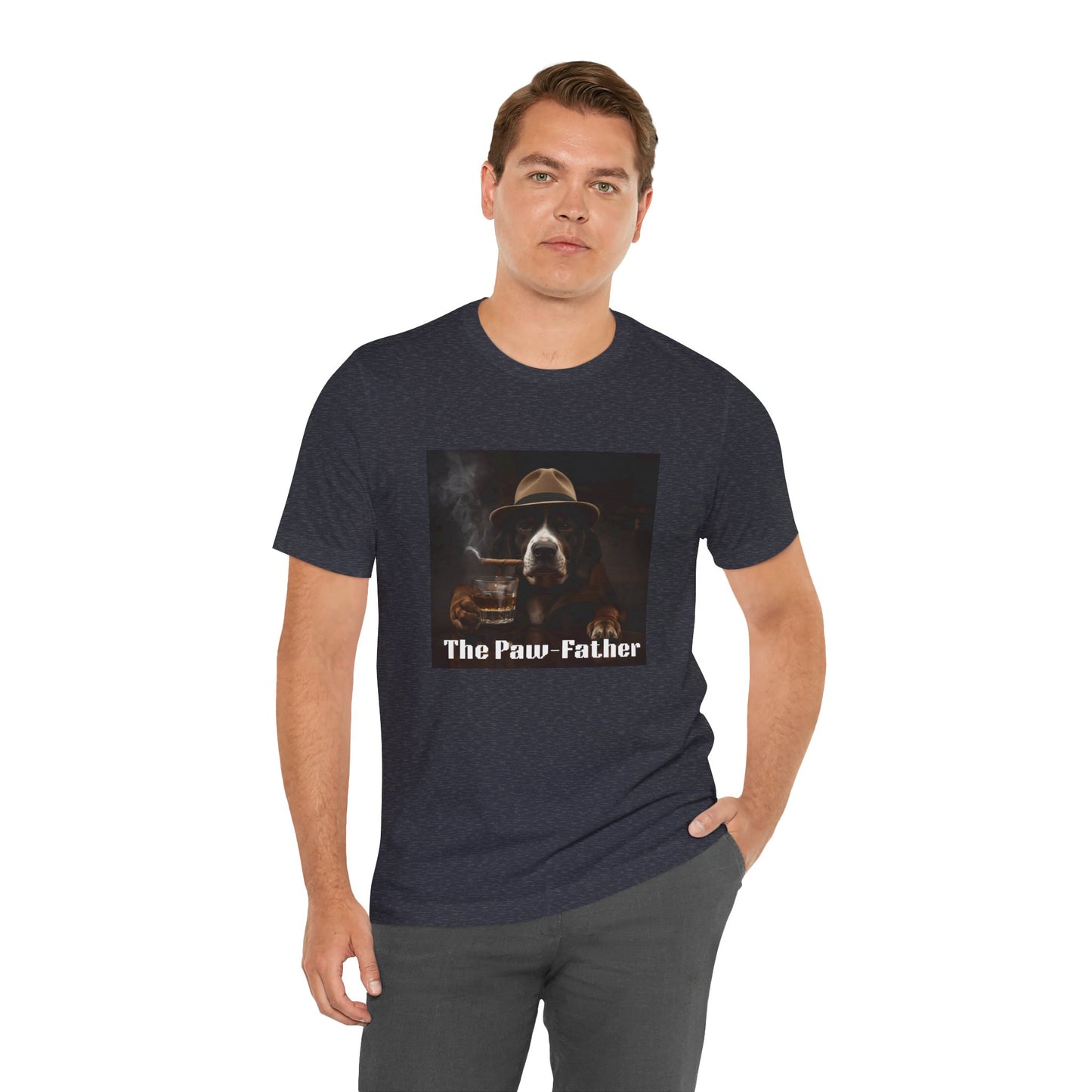 The Paw-Father T‑Shirt — Vintage Dog Mafia Graphic Tee