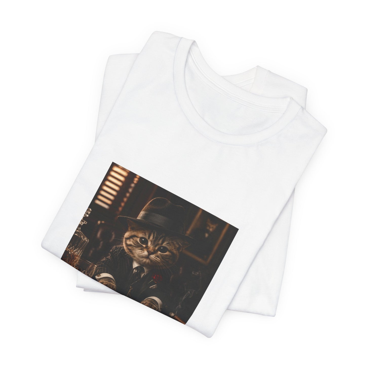 Vintage Mobster Cat T‑Shirt — The Mafia Cat Boss Graphic Tee