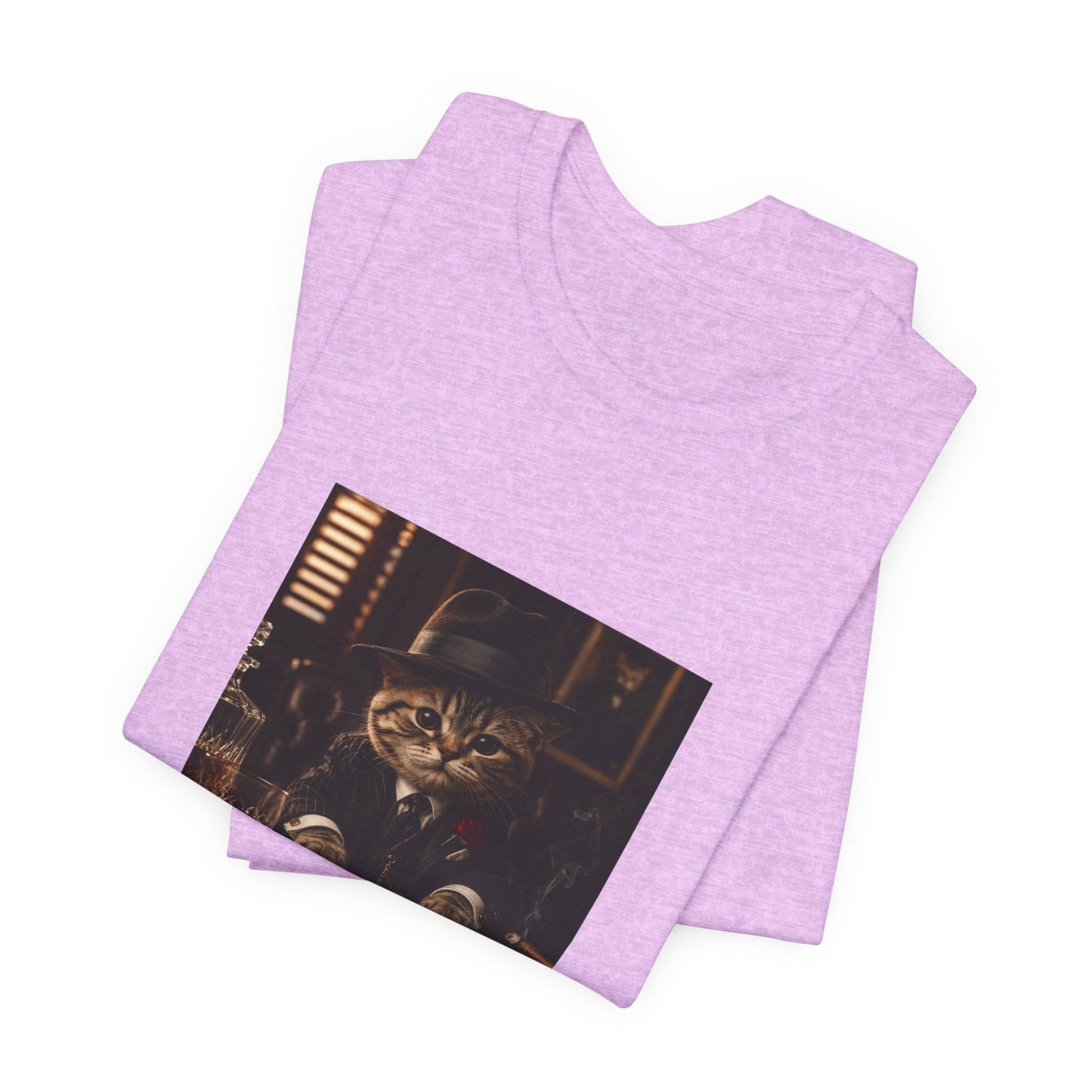 Vintage Mobster Cat T‑Shirt — The Mafia Cat Boss Graphic Tee