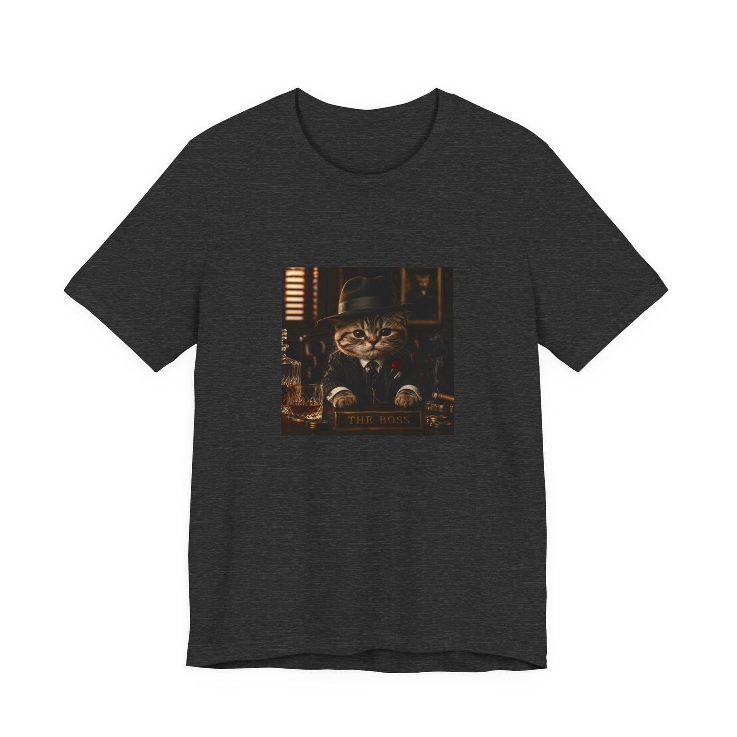 Vintage Mobster Cat T‑Shirt — The Mafia Cat Boss Graphic Tee