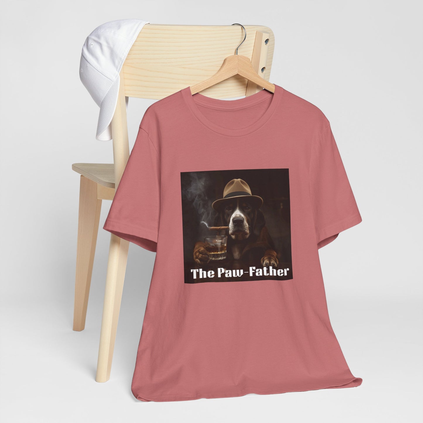 The Paw-Father T‑Shirt — Vintage Dog Mafia Graphic Tee