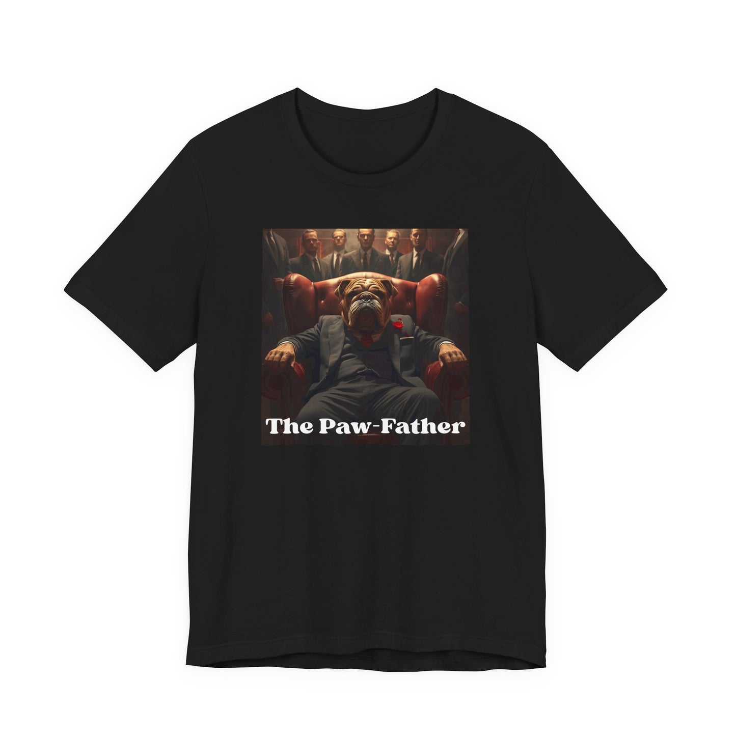 T-Shirt — "The Paw-Father" Vintage Dog Mafia Graphic Tee