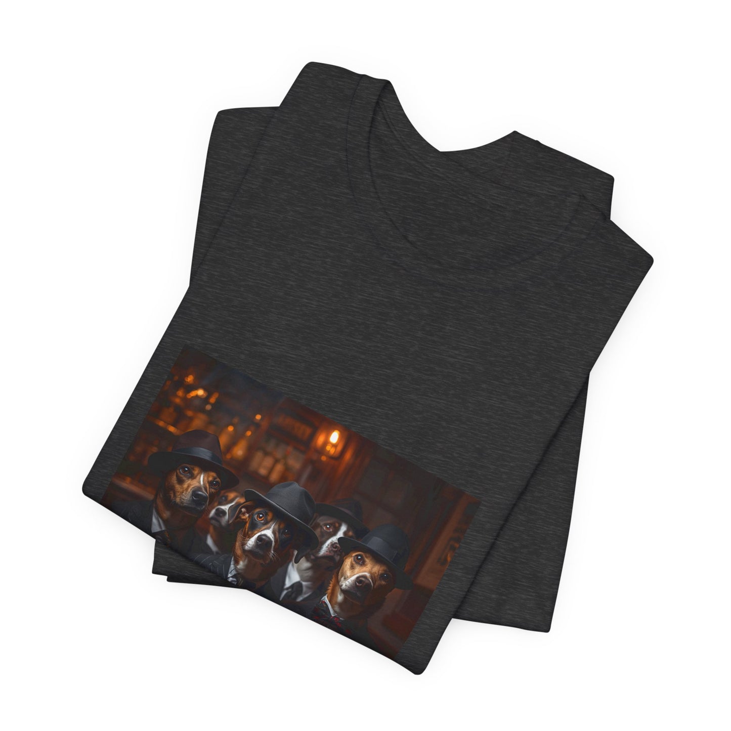 Respect The Pawthority Tee — Dog Mafia Gang Graphic T-Shirt