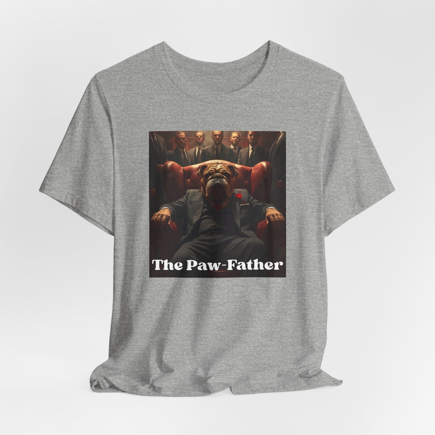 T-Shirt — "The Paw-Father" Vintage Dog Mafia Graphic Tee