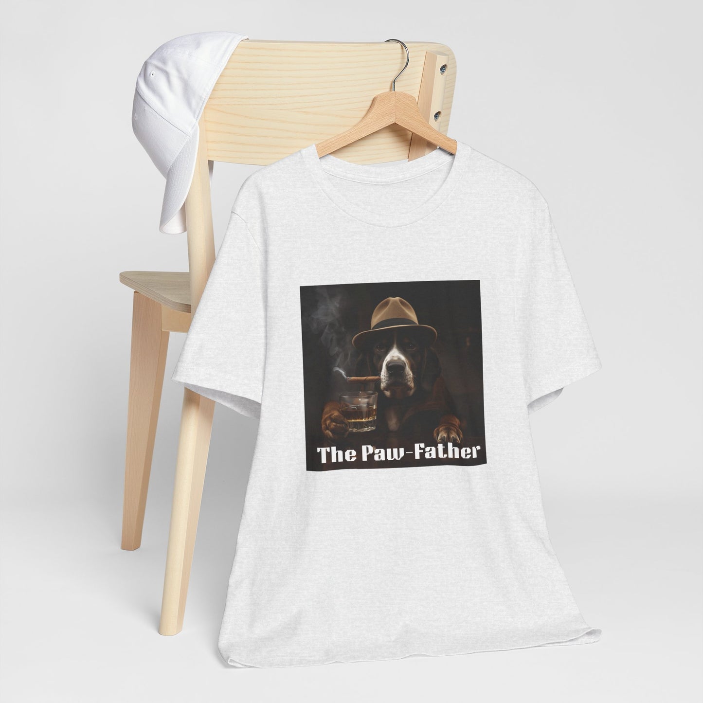 The Paw-Father T‑Shirt — Vintage Dog Mafia Graphic Tee