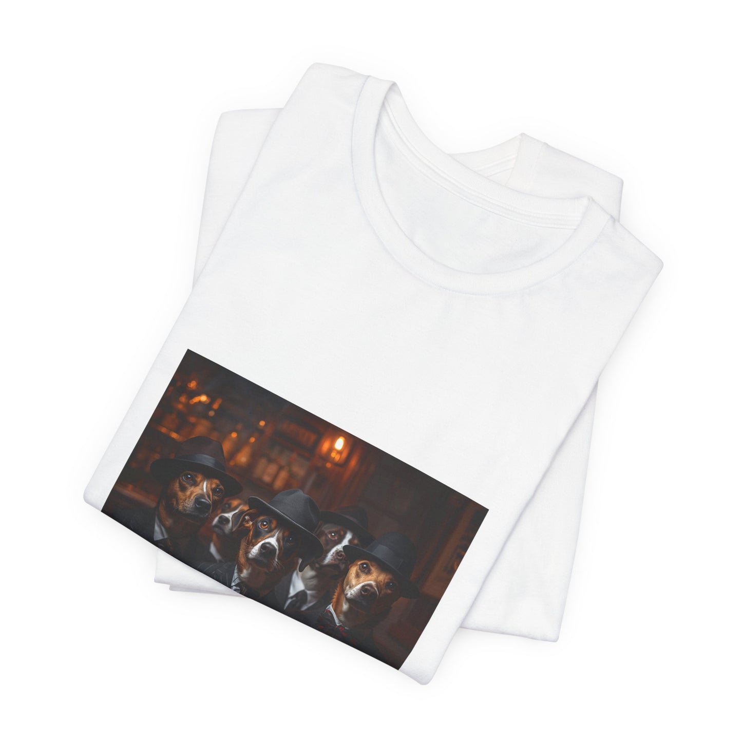 Respect The Pawthority Tee — Dog Mafia Gang Graphic T-Shirt