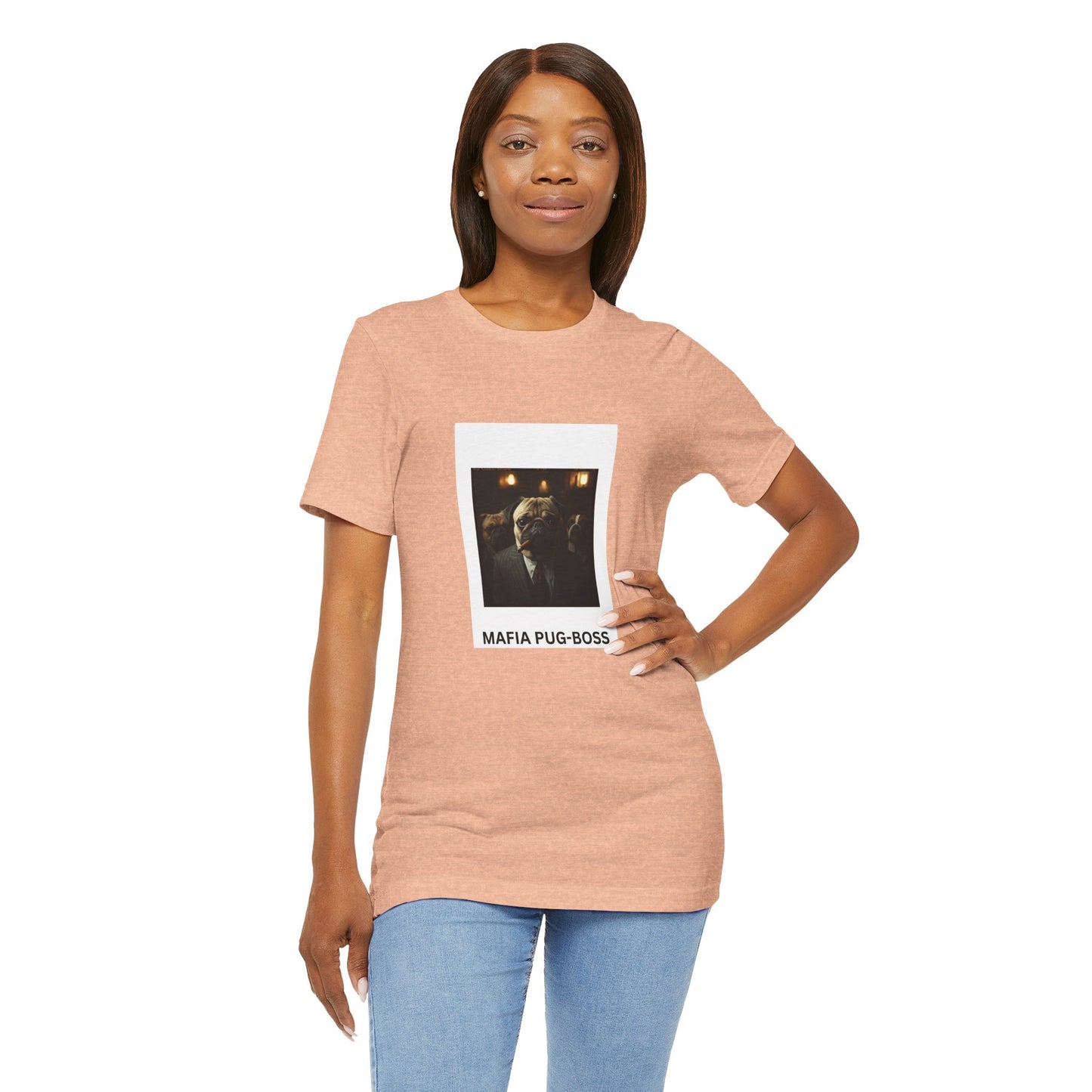 Mafia Pug-Boss Tee — Novelty Dog Portrait T-Shirt