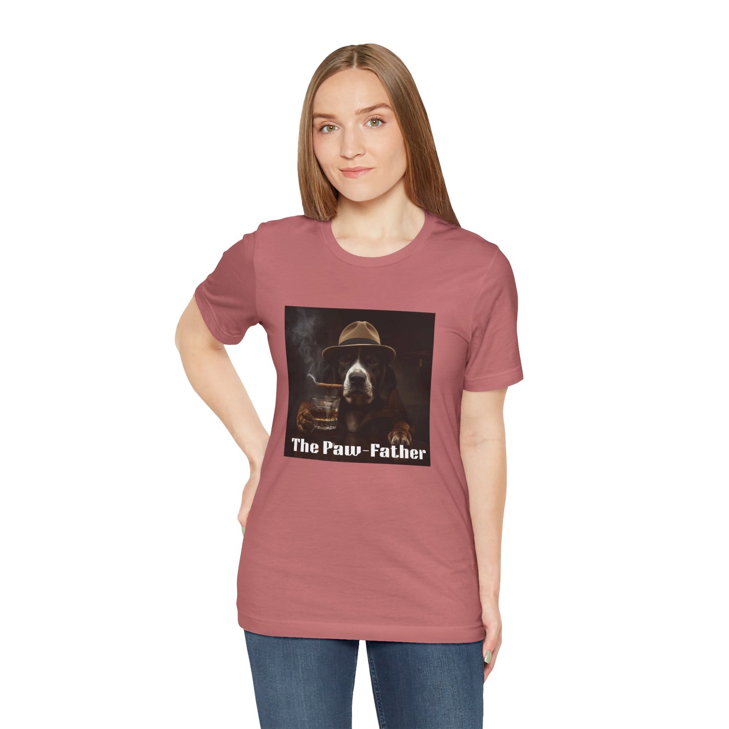 The Paw-Father T‑Shirt — Vintage Dog Mafia Graphic Tee