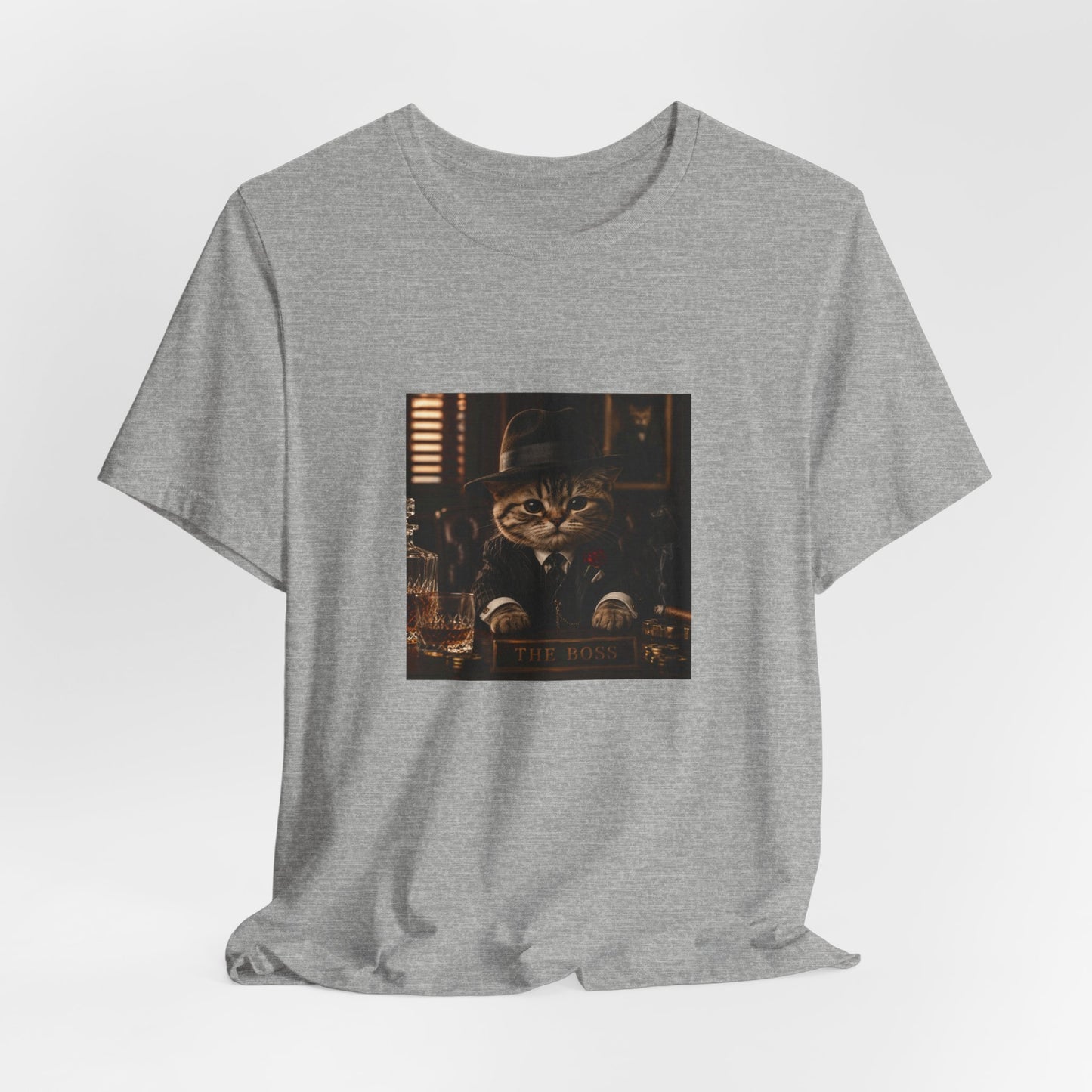 Vintage Mobster Cat T‑Shirt — The Mafia Cat Boss Graphic Tee