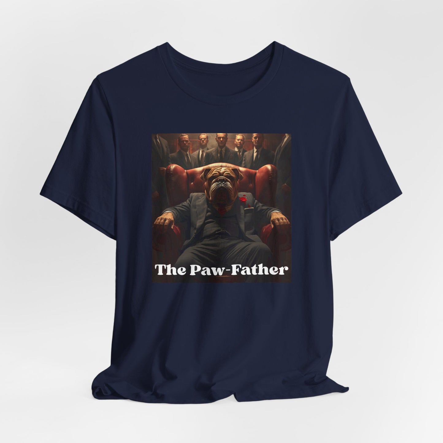 T-Shirt — "The Paw-Father" Vintage Dog Mafia Graphic Tee