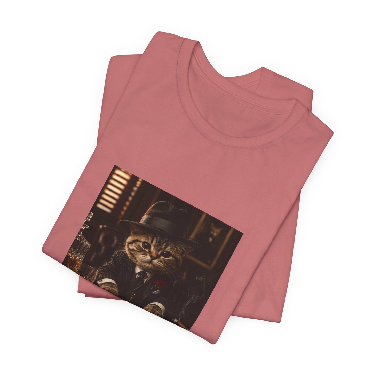 Vintage Mobster Cat T‑Shirt — The Mafia Cat Boss Graphic Tee