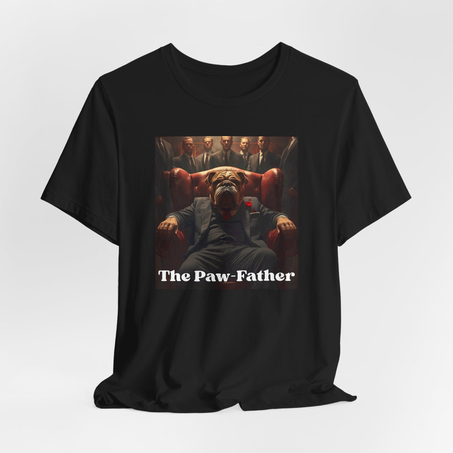 T-Shirt — "The Paw-Father" Vintage Dog Mafia Graphic Tee