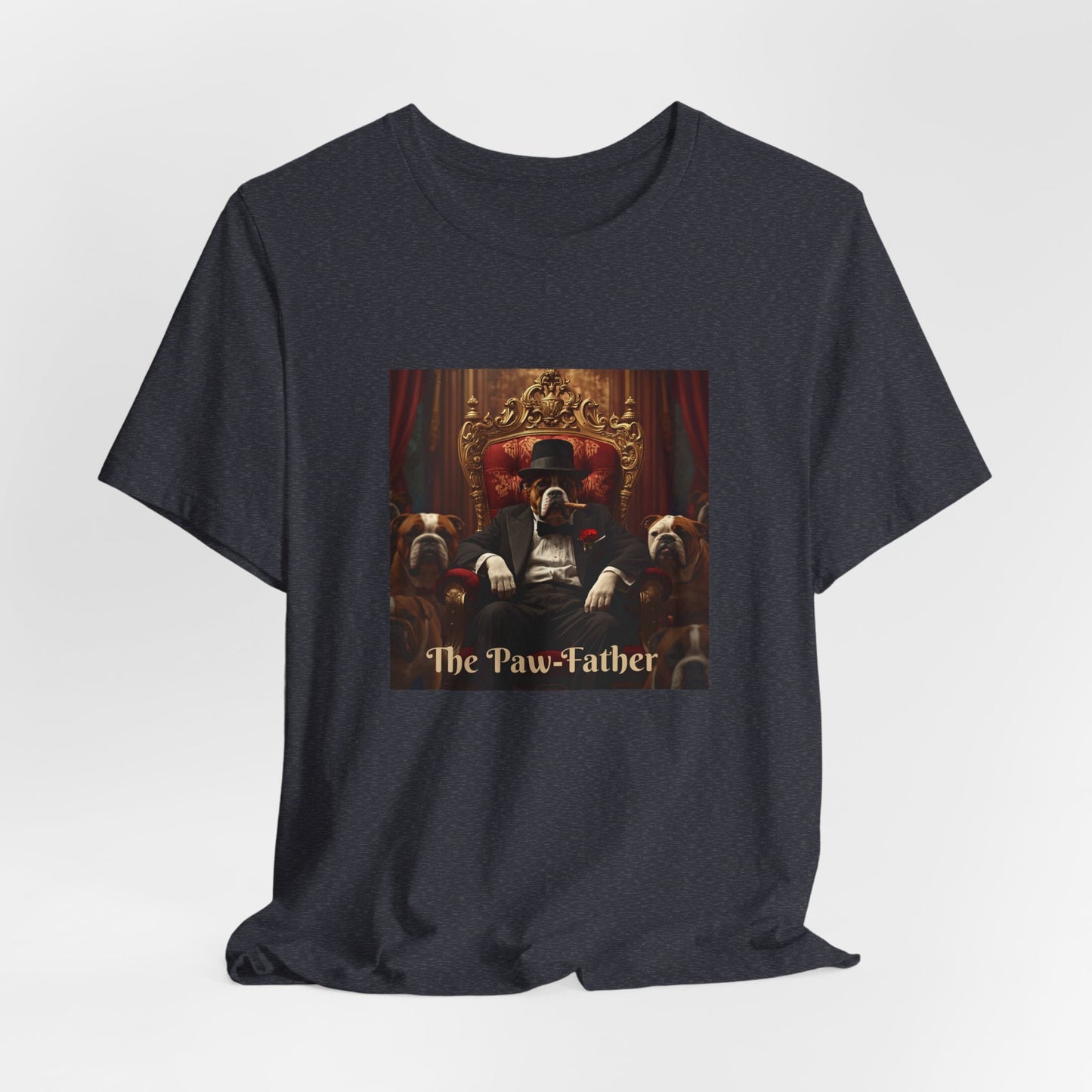 T-Shirt — "The Paw-Father" Vintage Pet Mafia Graphic Tee