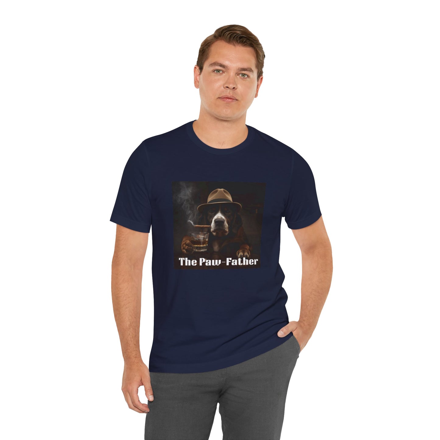 The Paw-Father T‑Shirt — Vintage Dog Mafia Graphic Tee