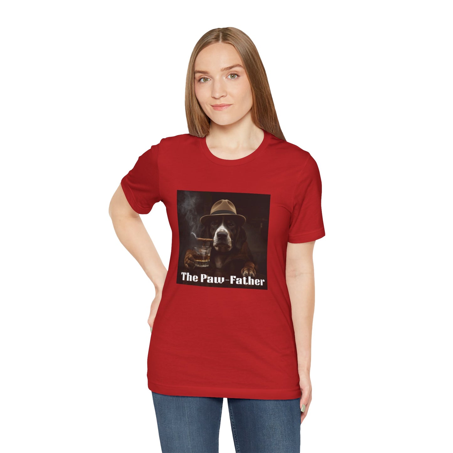 The Paw-Father T‑Shirt — Vintage Dog Mafia Graphic Tee