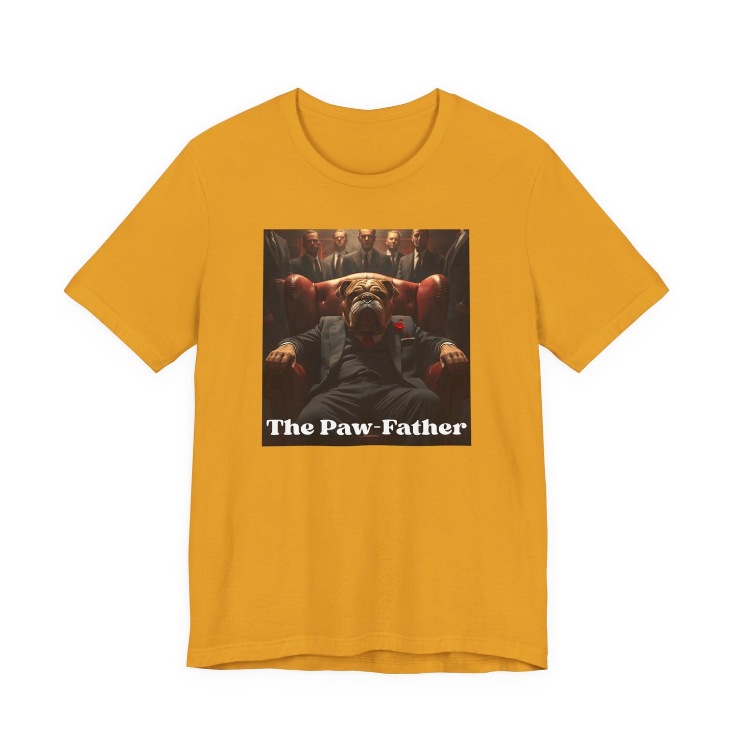 T-Shirt — "The Paw-Father" Vintage Dog Mafia Graphic Tee