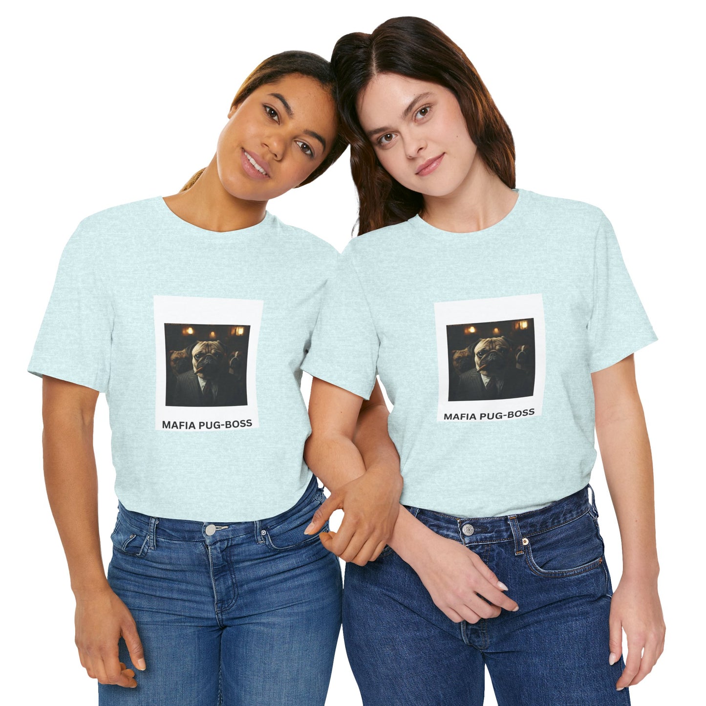 Mafia Pug-Boss Tee — Novelty Dog Portrait T-Shirt