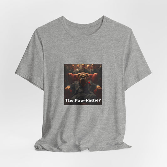 The Paw Father T‑Shirt — Funny Dog Mafia Graphic Tee