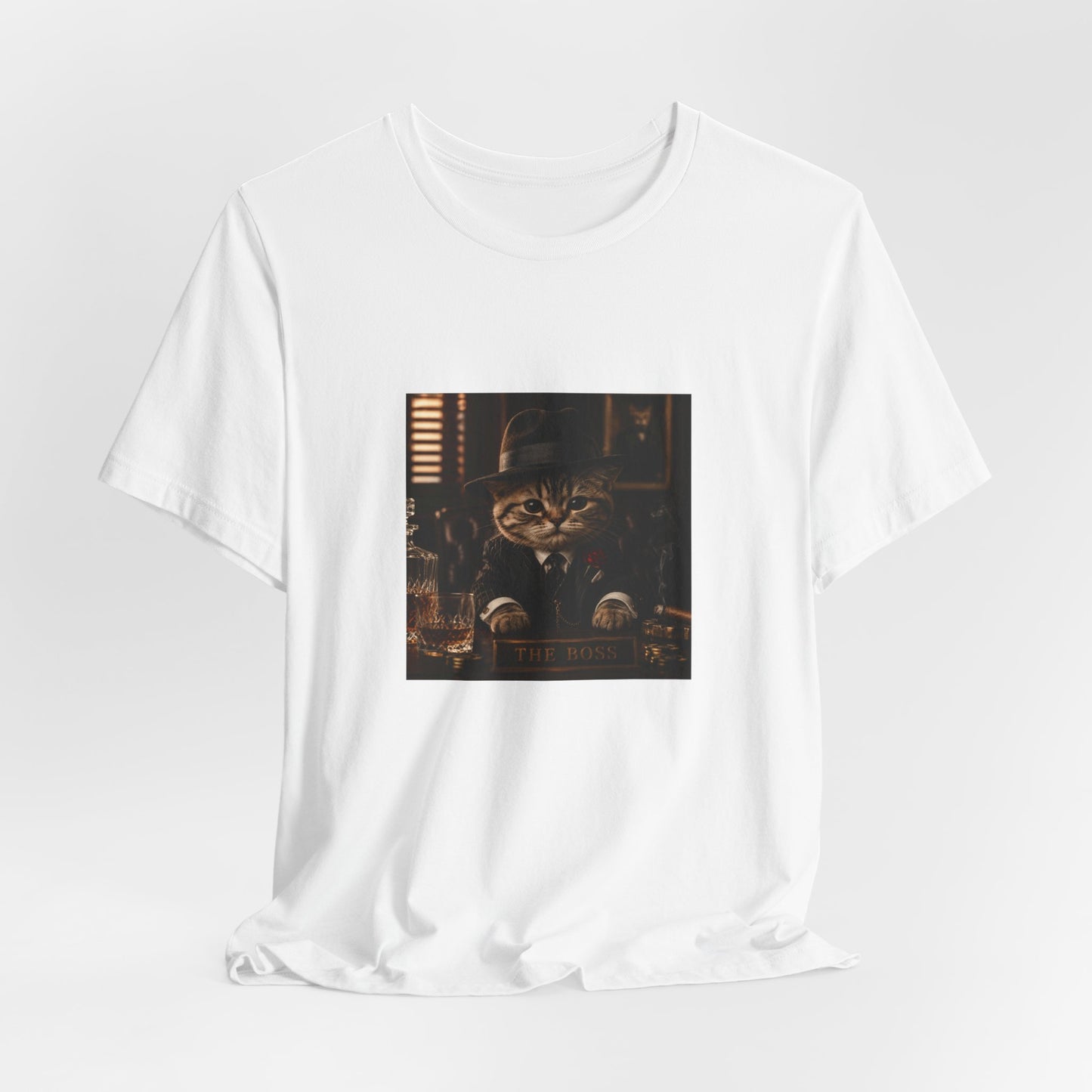 Vintage Mobster Cat T‑Shirt — The Mafia Cat Boss Graphic Tee