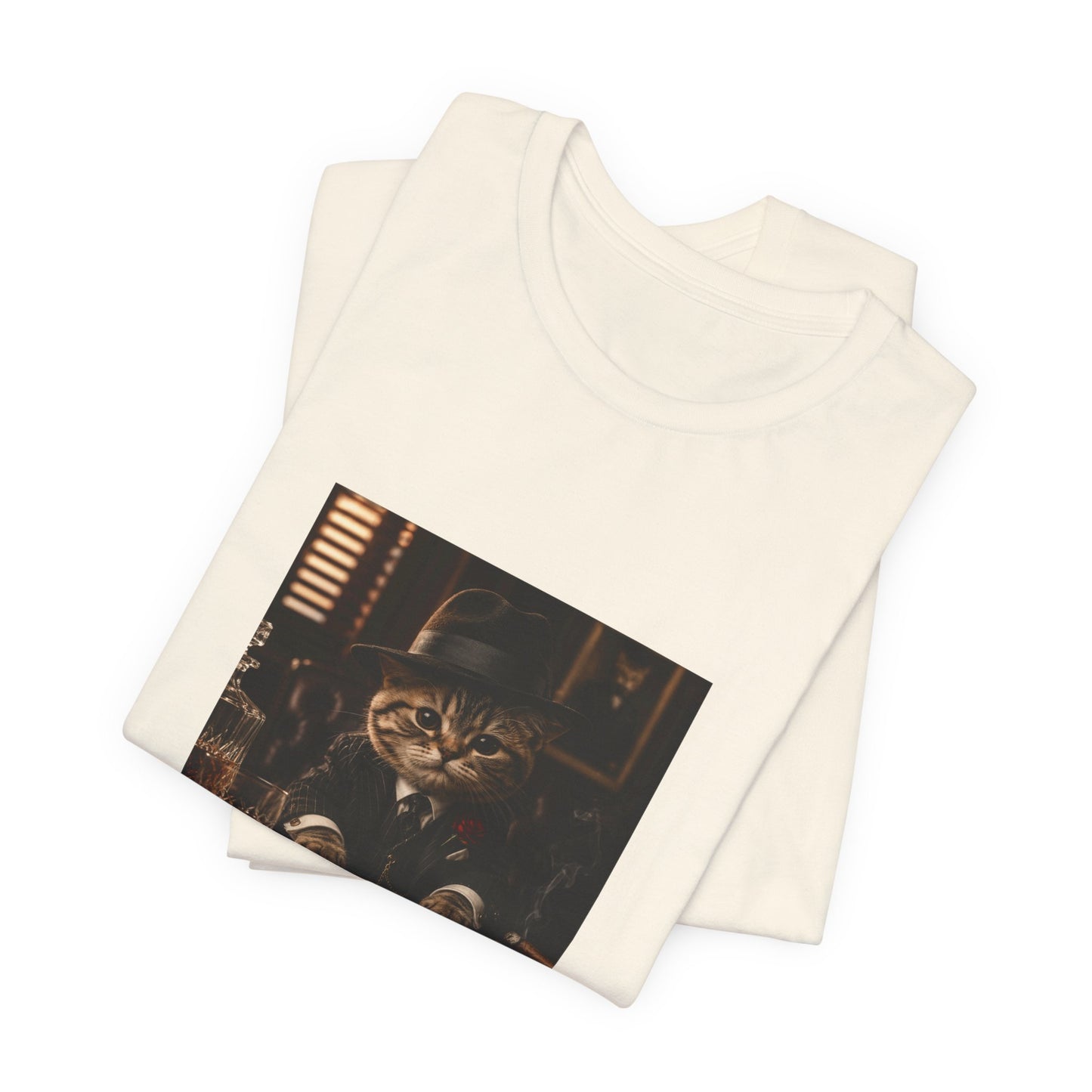 Vintage Mobster Cat T‑Shirt — The Mafia Cat Boss Graphic Tee