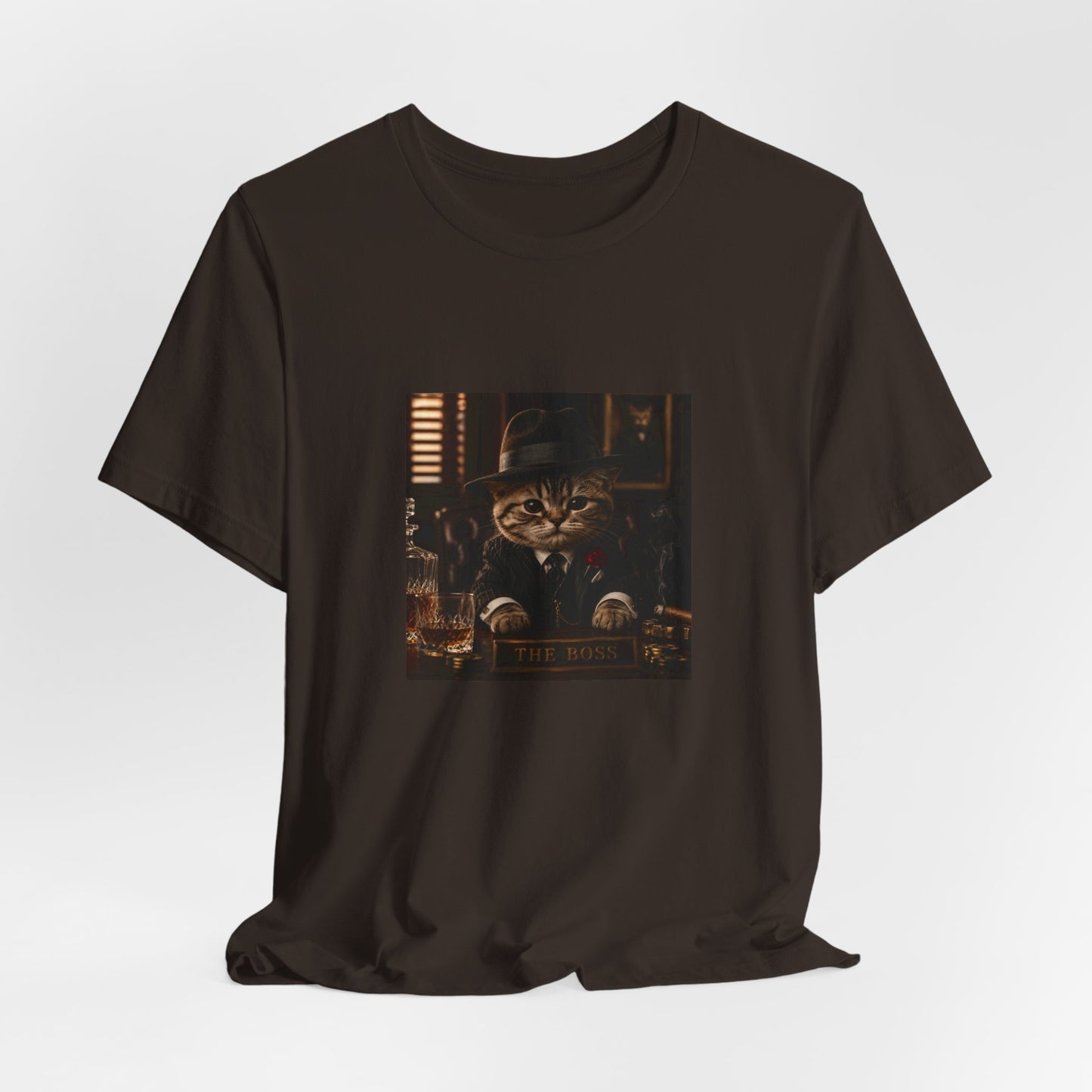 Vintage Mobster Cat T‑Shirt — The Mafia Cat Boss Graphic Tee