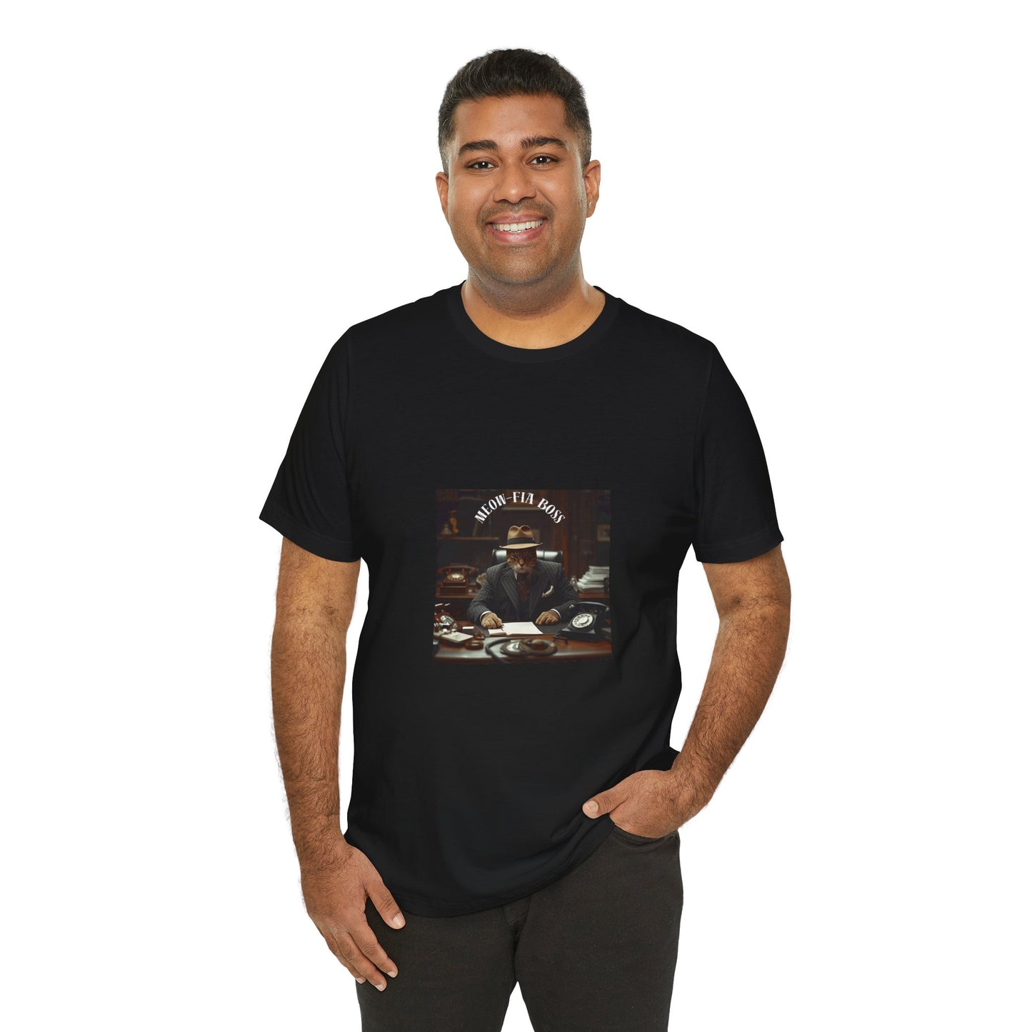 T-Shirt — 'Watch Ya Boys' Vintage Mobster Graphic Tee