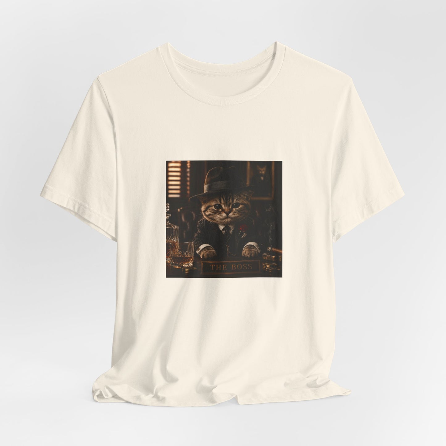 Vintage Mobster Cat T‑Shirt — The Mafia Cat Boss Graphic Tee