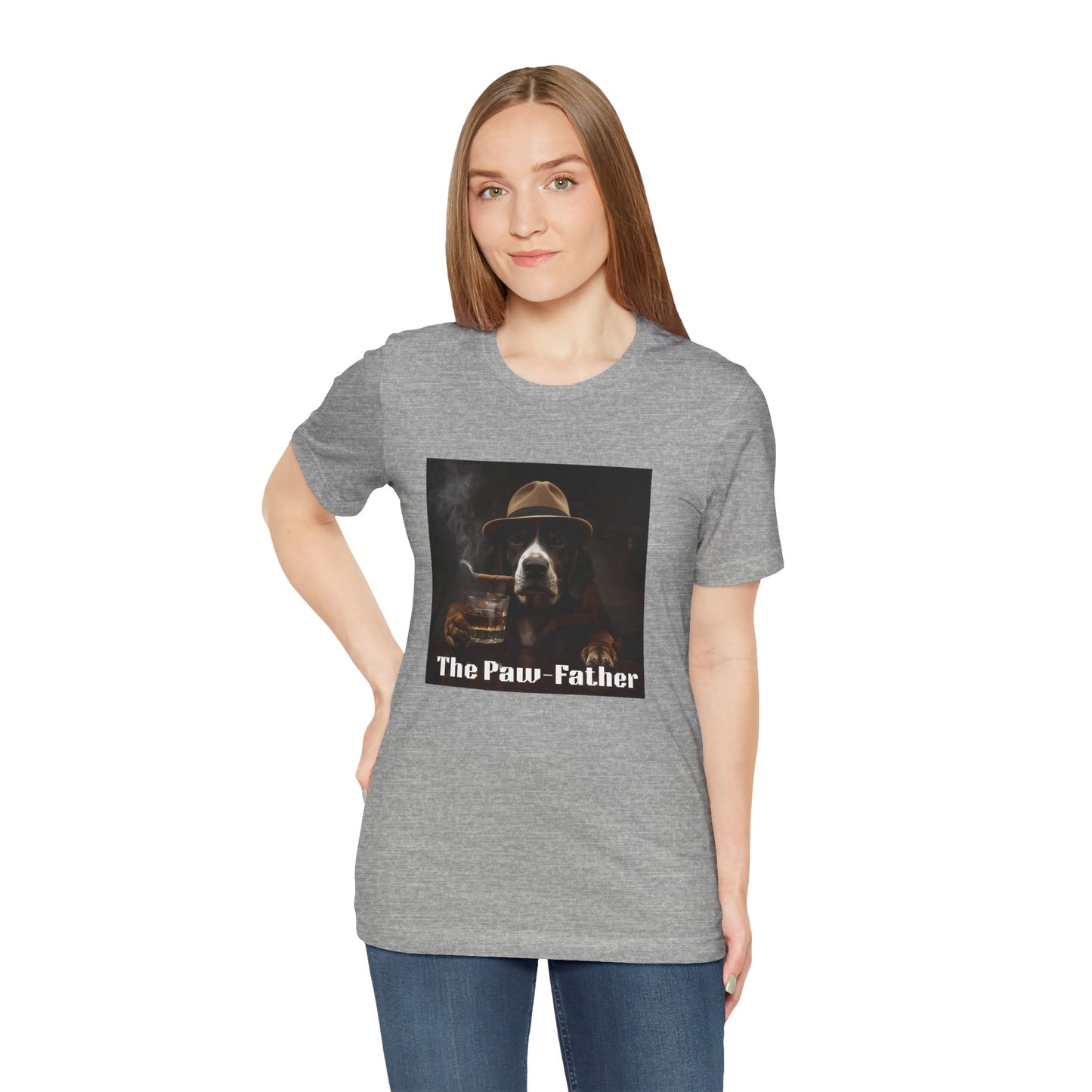 The Paw-Father T‑Shirt — Vintage Dog Mafia Graphic Tee