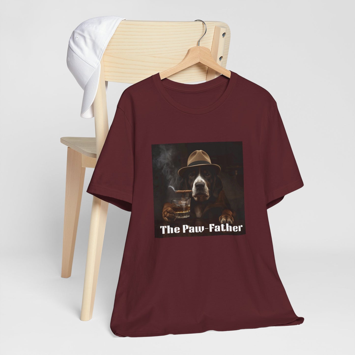 The Paw-Father T‑Shirt — Vintage Dog Mafia Graphic Tee