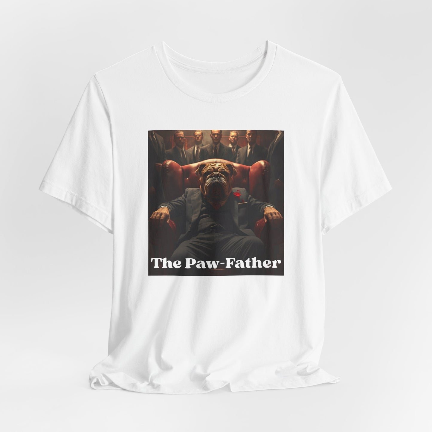 T-Shirt — "The Paw-Father" Vintage Dog Mafia Graphic Tee