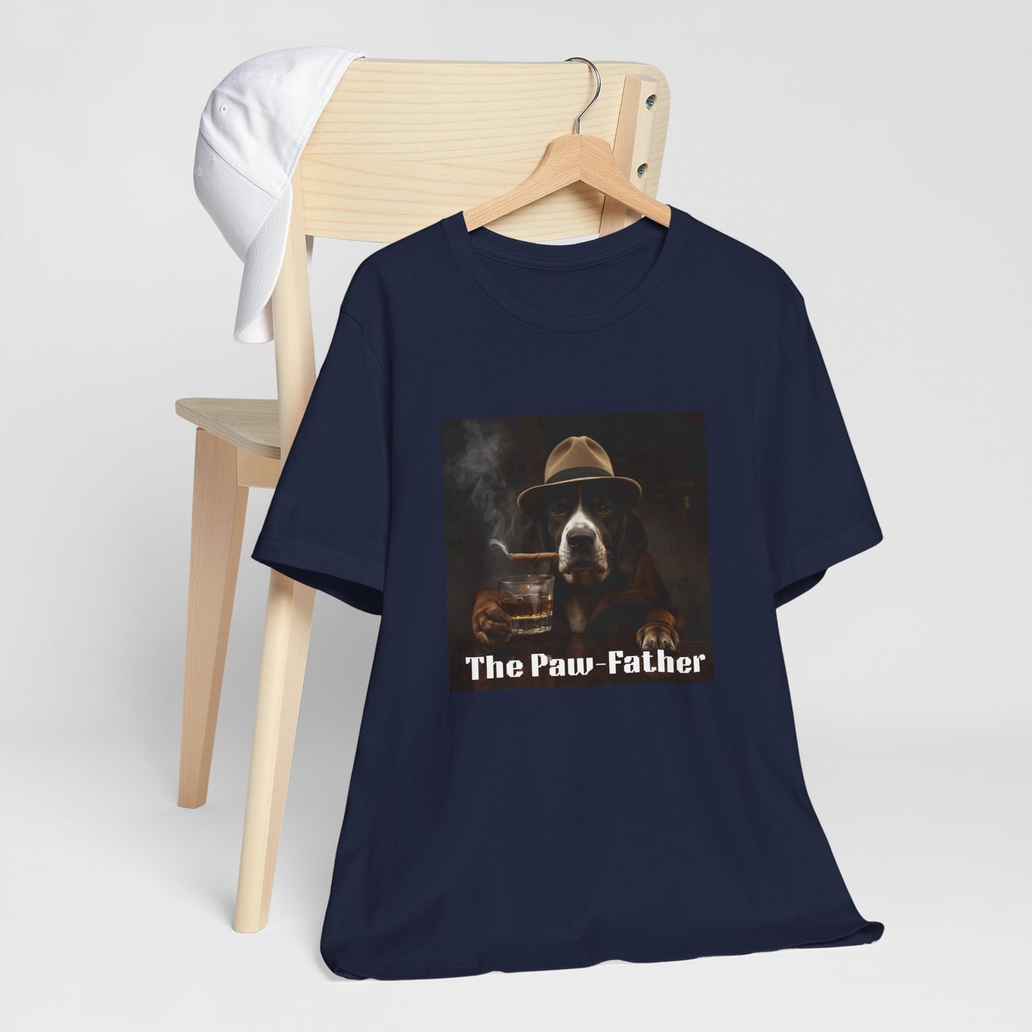 The Paw-Father T‑Shirt — Vintage Dog Mafia Graphic Tee