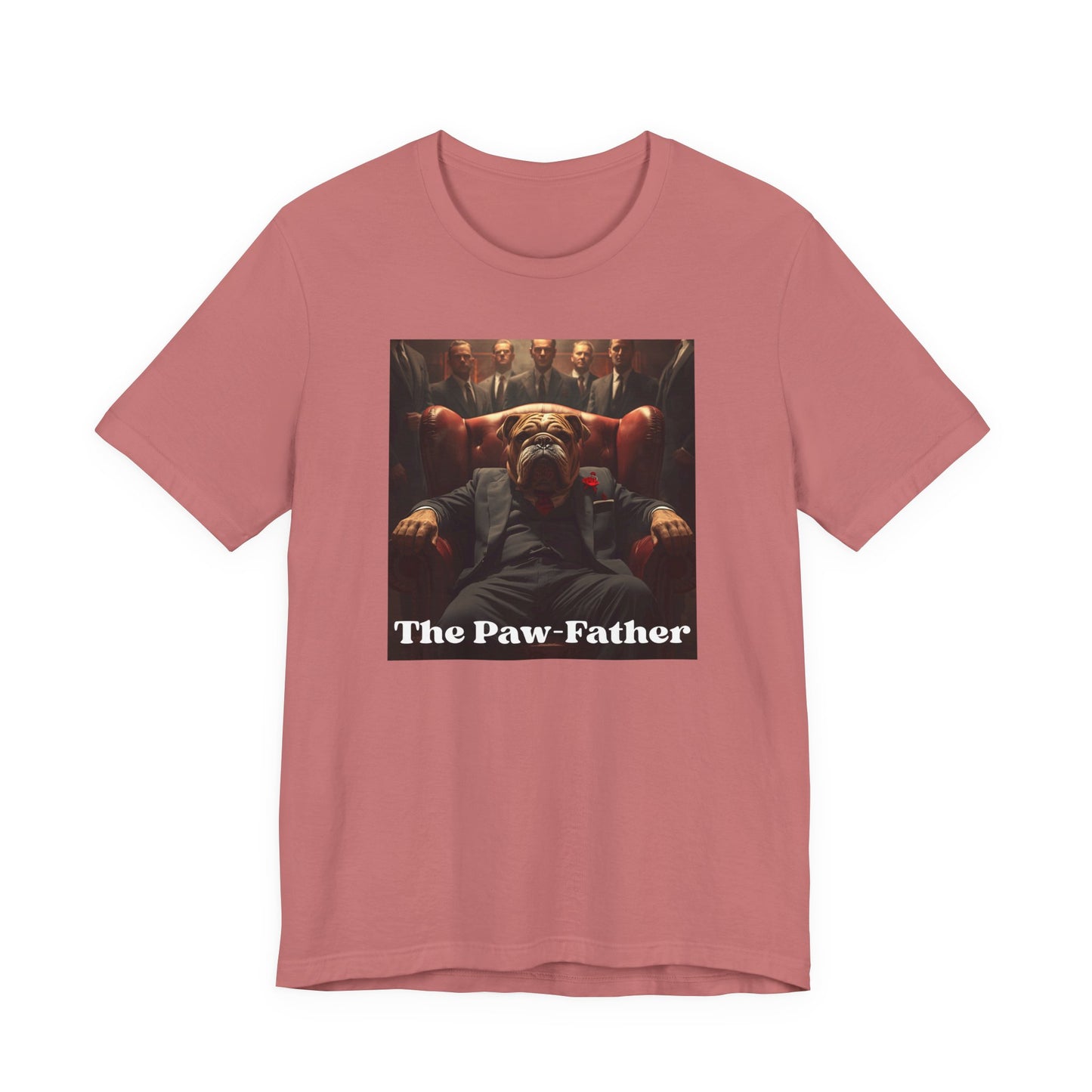 T-Shirt — "The Paw-Father" Vintage Dog Mafia Graphic Tee
