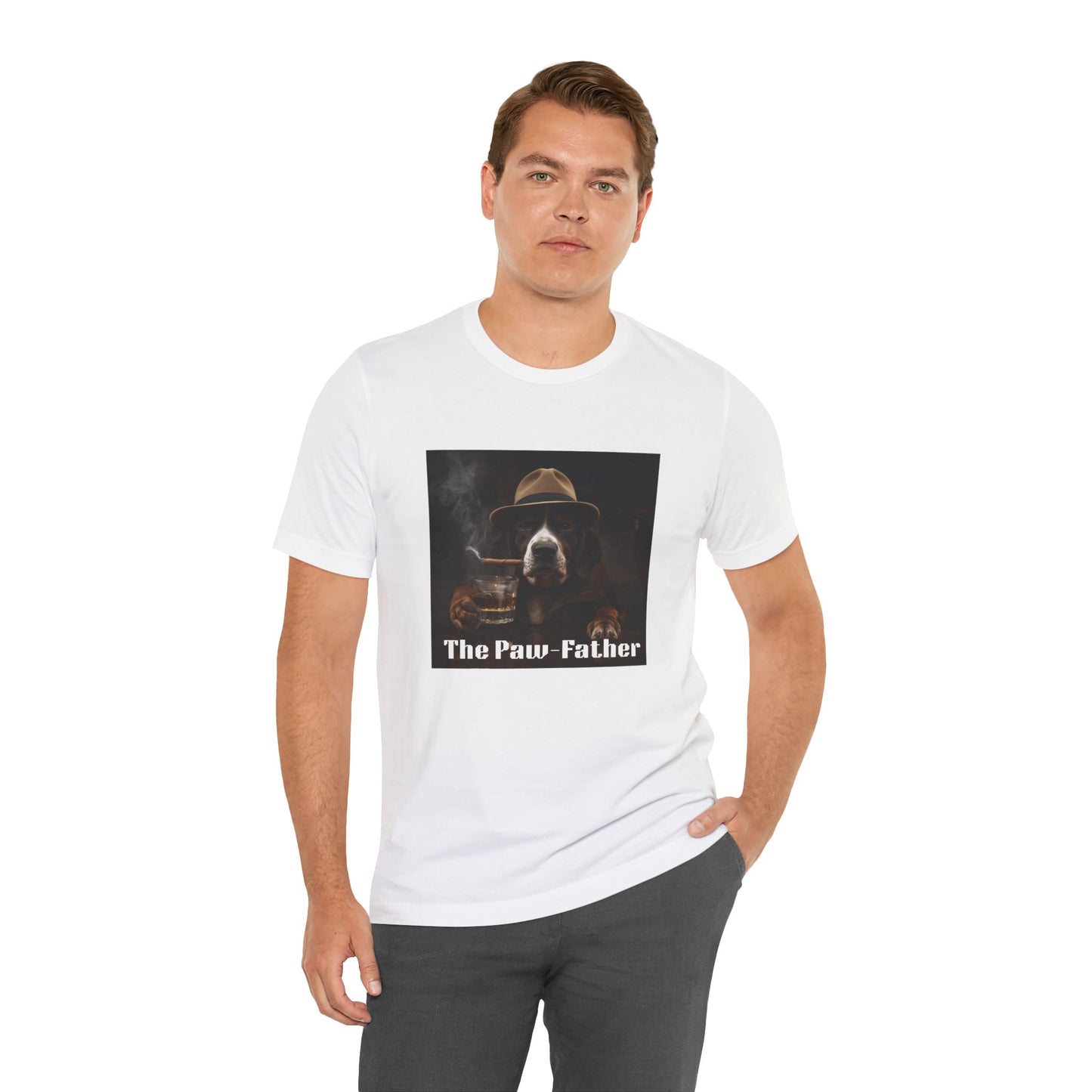 The Paw-Father T‑Shirt — Vintage Dog Mafia Graphic Tee