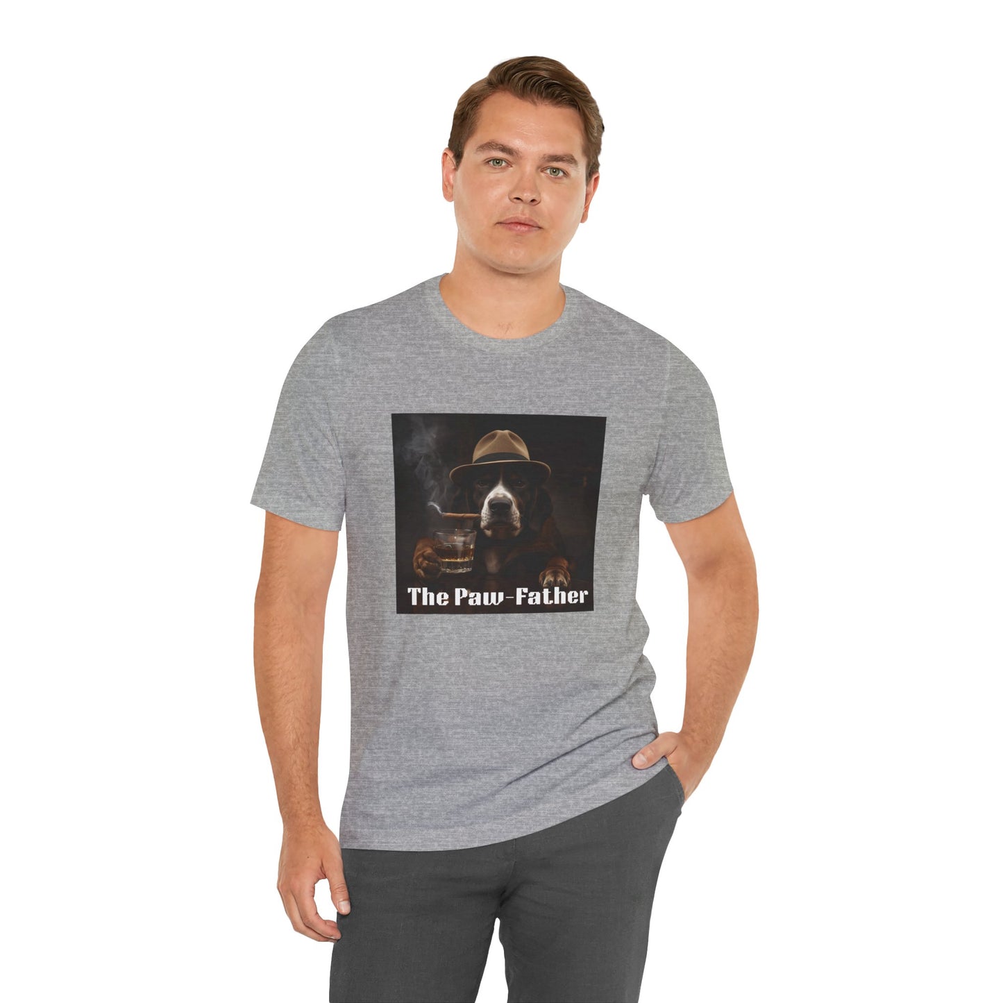 The Paw-Father T‑Shirt — Vintage Dog Mafia Graphic Tee