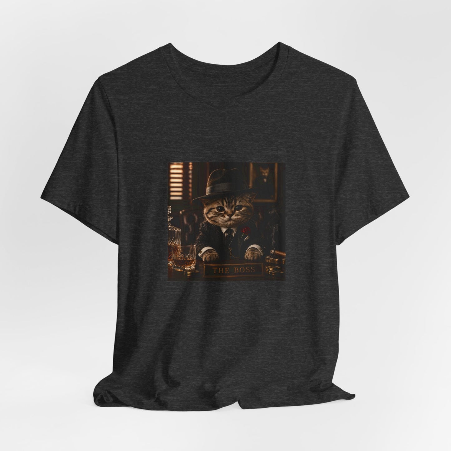 Vintage Mobster Cat T‑Shirt — The Mafia Cat Boss Graphic Tee