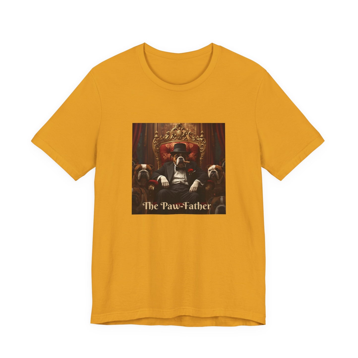 T-Shirt — "The Paw-Father" Vintage Pet Mafia Graphic Tee