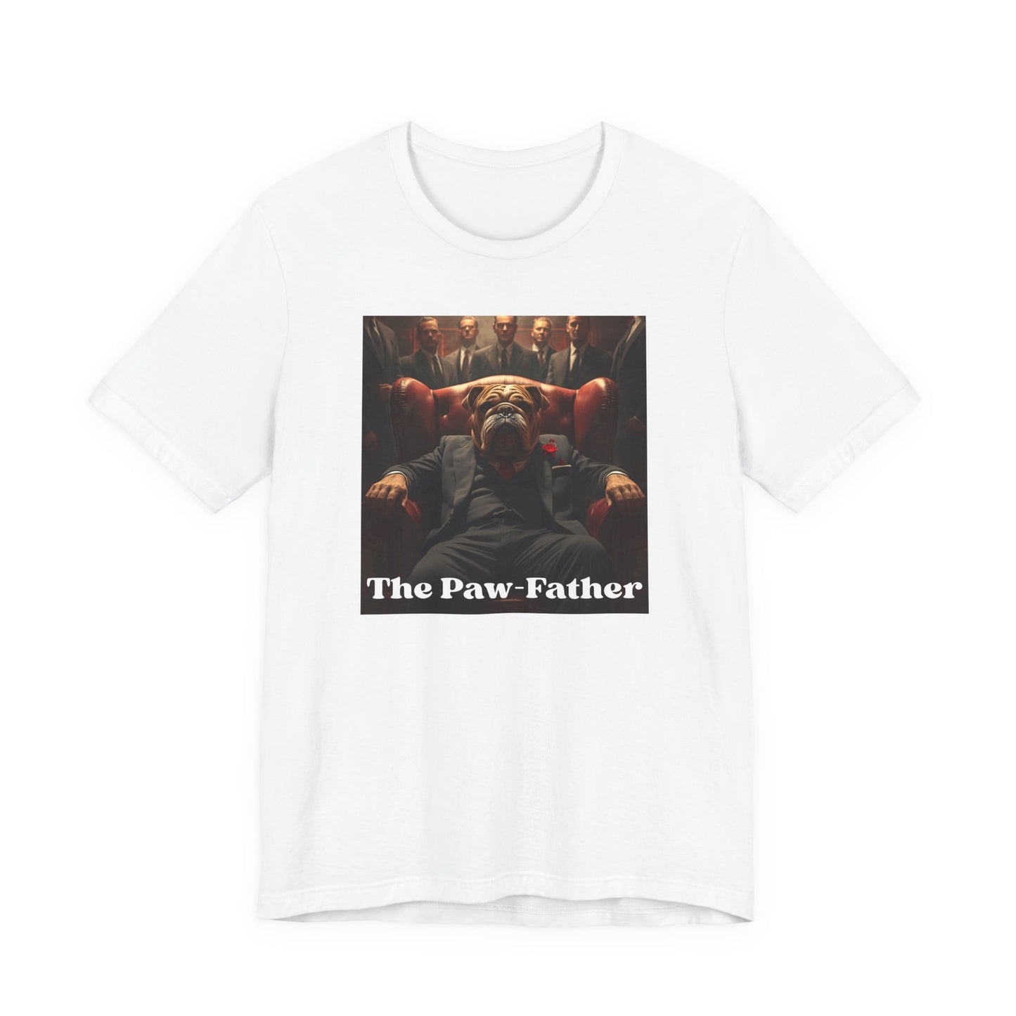 T-Shirt — "The Paw-Father" Vintage Dog Mafia Graphic Tee