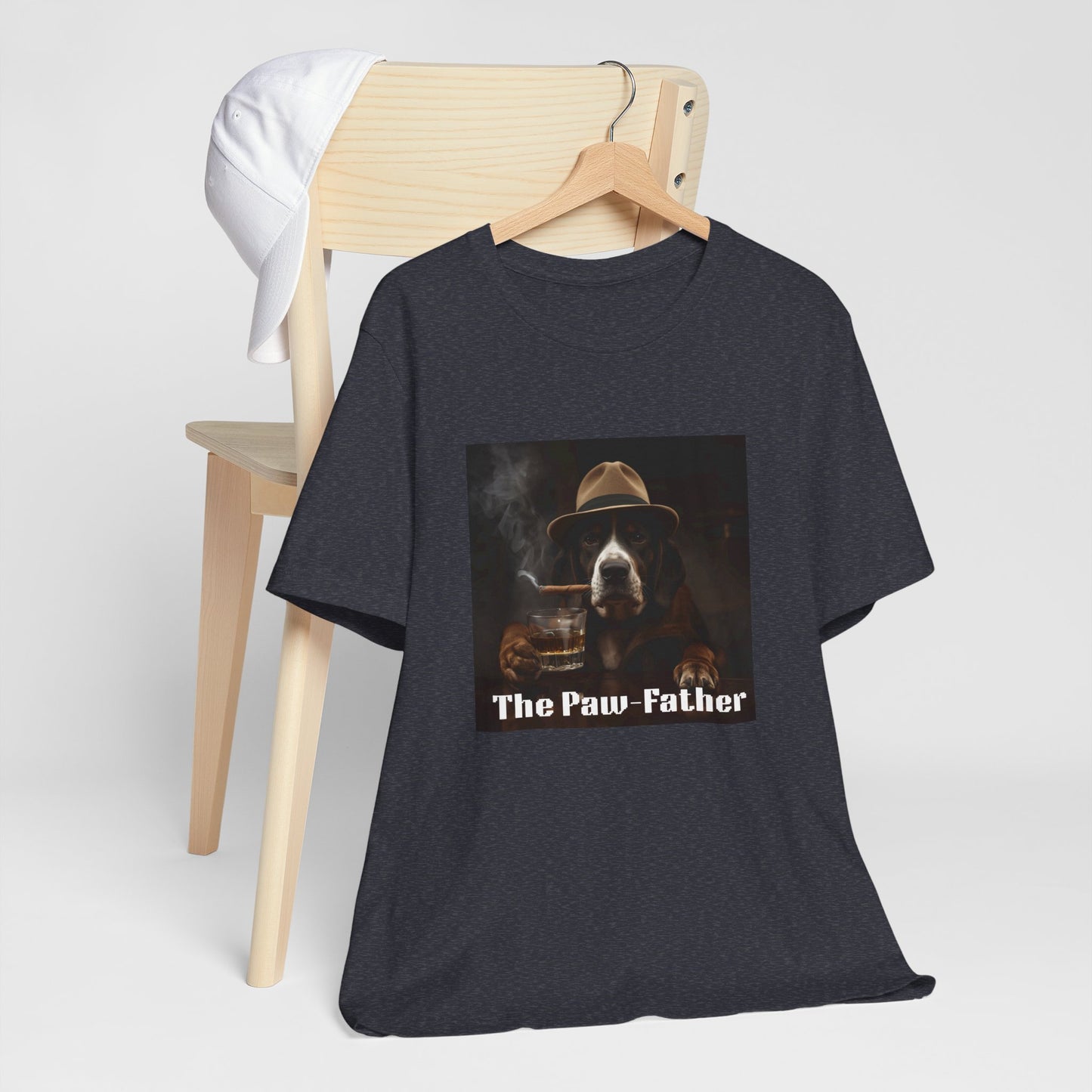The Paw-Father T‑Shirt — Vintage Dog Mafia Graphic Tee