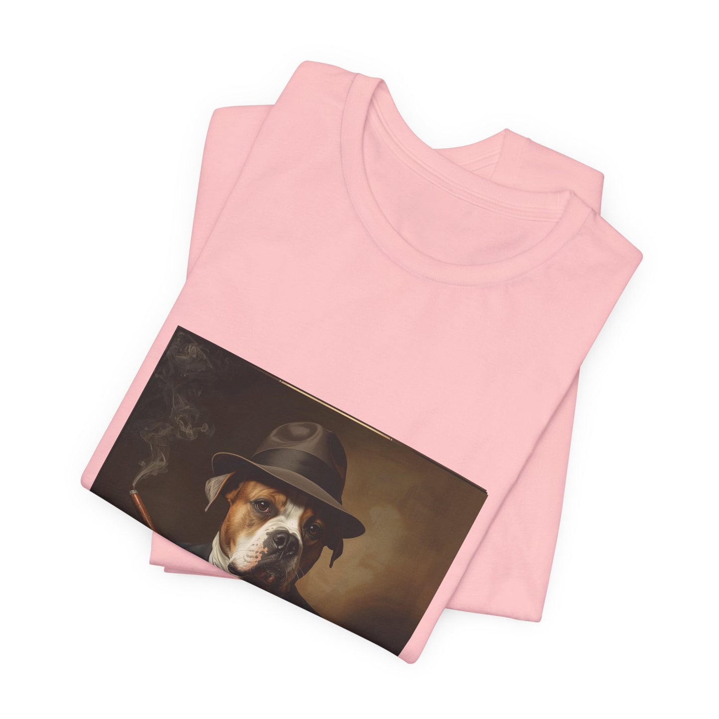 Dog Mobster T‑Shirt — "Business First Biscuits Later" Dog Mafia Tee