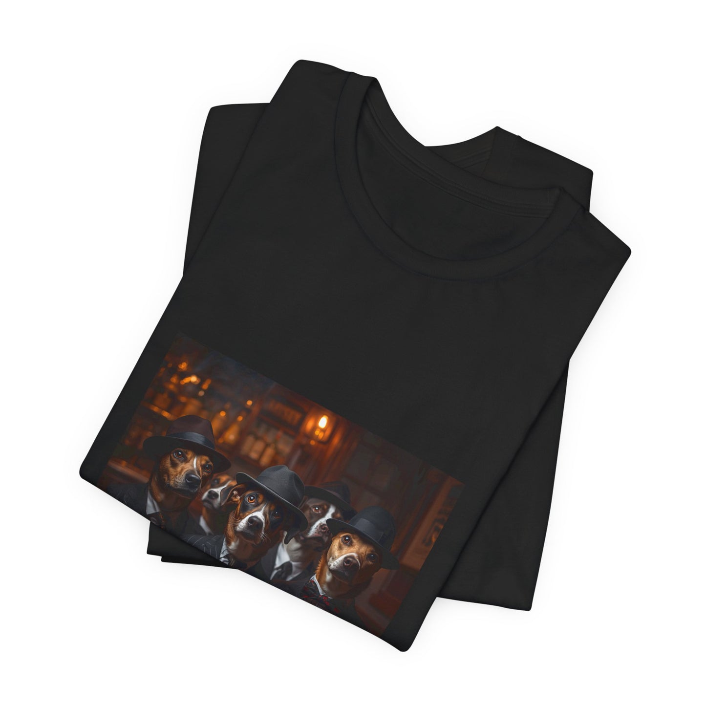 Respect The Pawthority Tee — Dog Mafia Gang Graphic T-Shirt