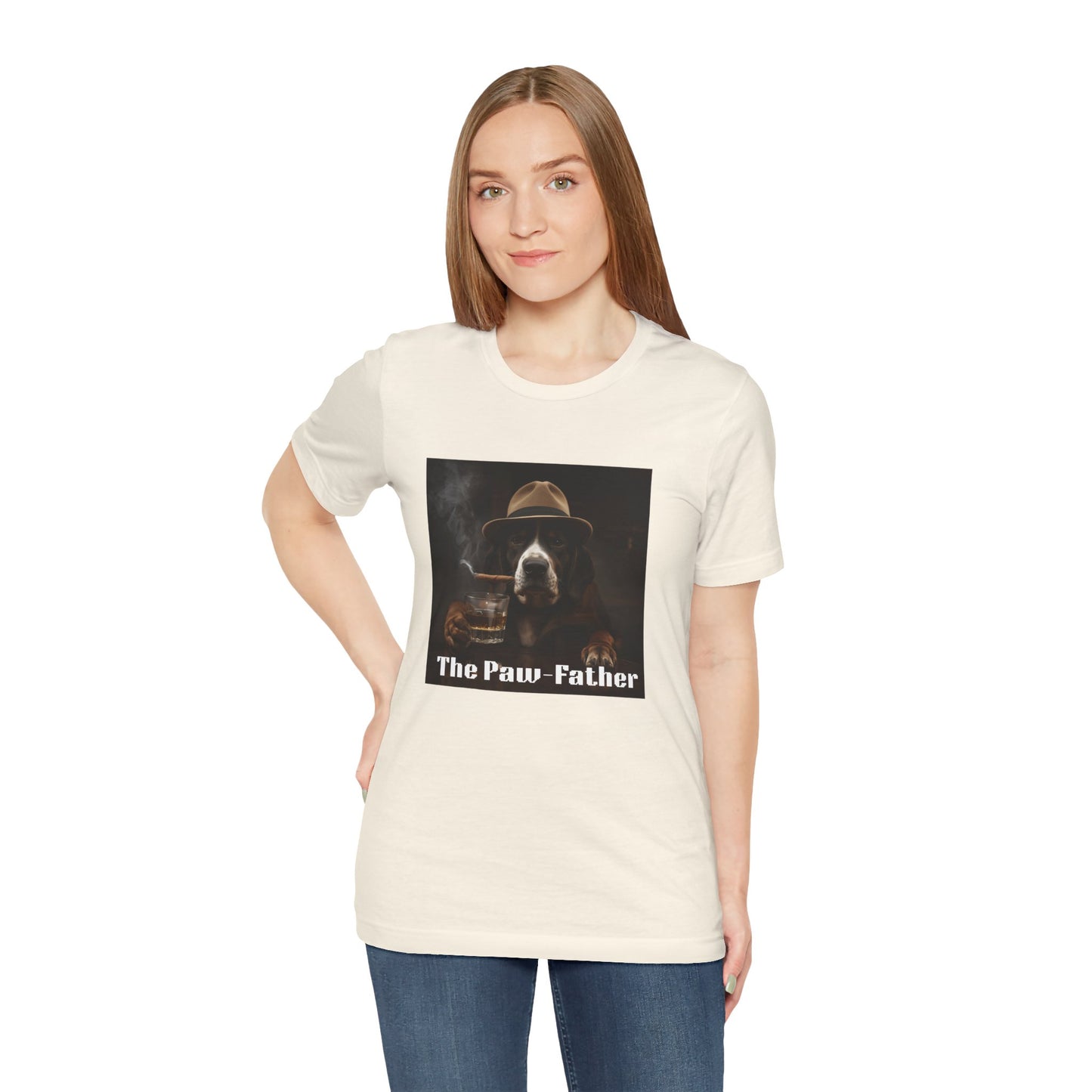 The Paw-Father T‑Shirt — Vintage Dog Mafia Graphic Tee