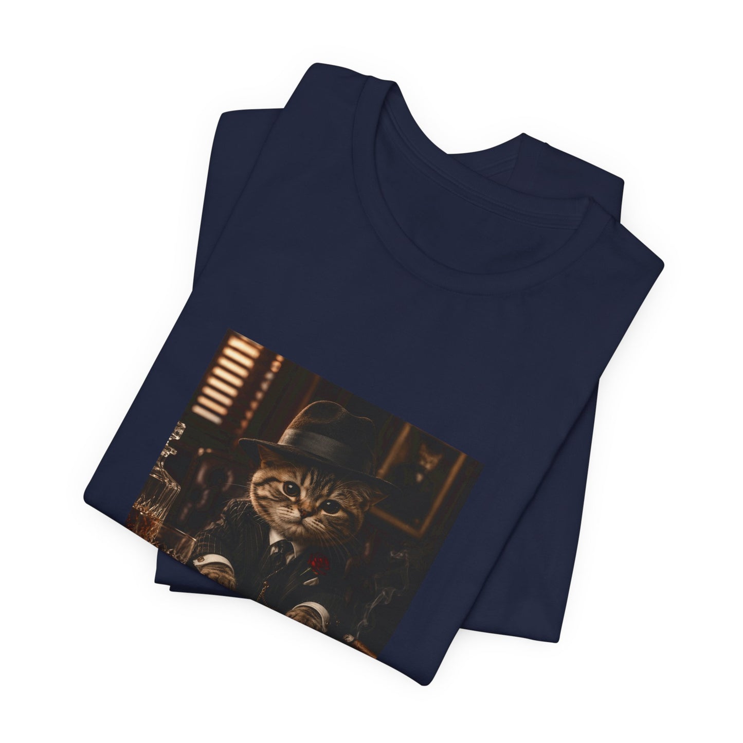 Vintage Mobster Cat T‑Shirt — The Mafia Cat Boss Graphic Tee