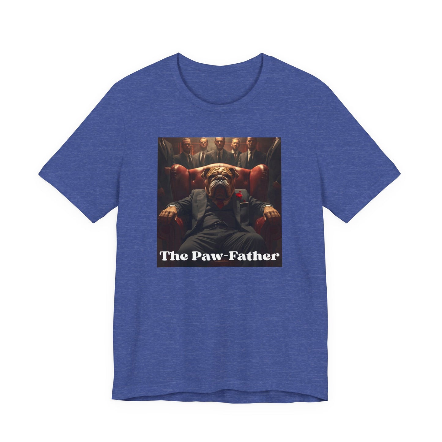 T-Shirt — "The Paw-Father" Vintage Dog Mafia Graphic Tee