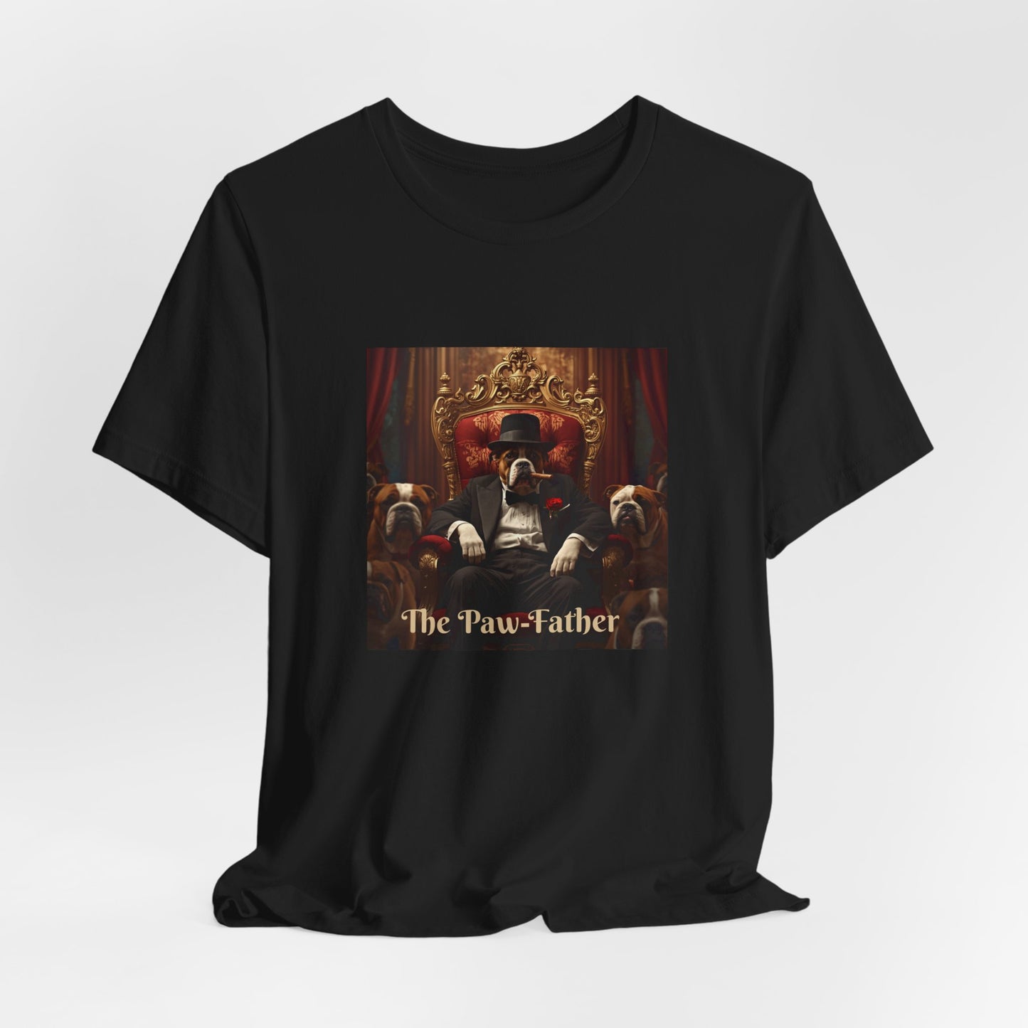 T-Shirt — "The Paw-Father" Vintage Pet Mafia Graphic Tee