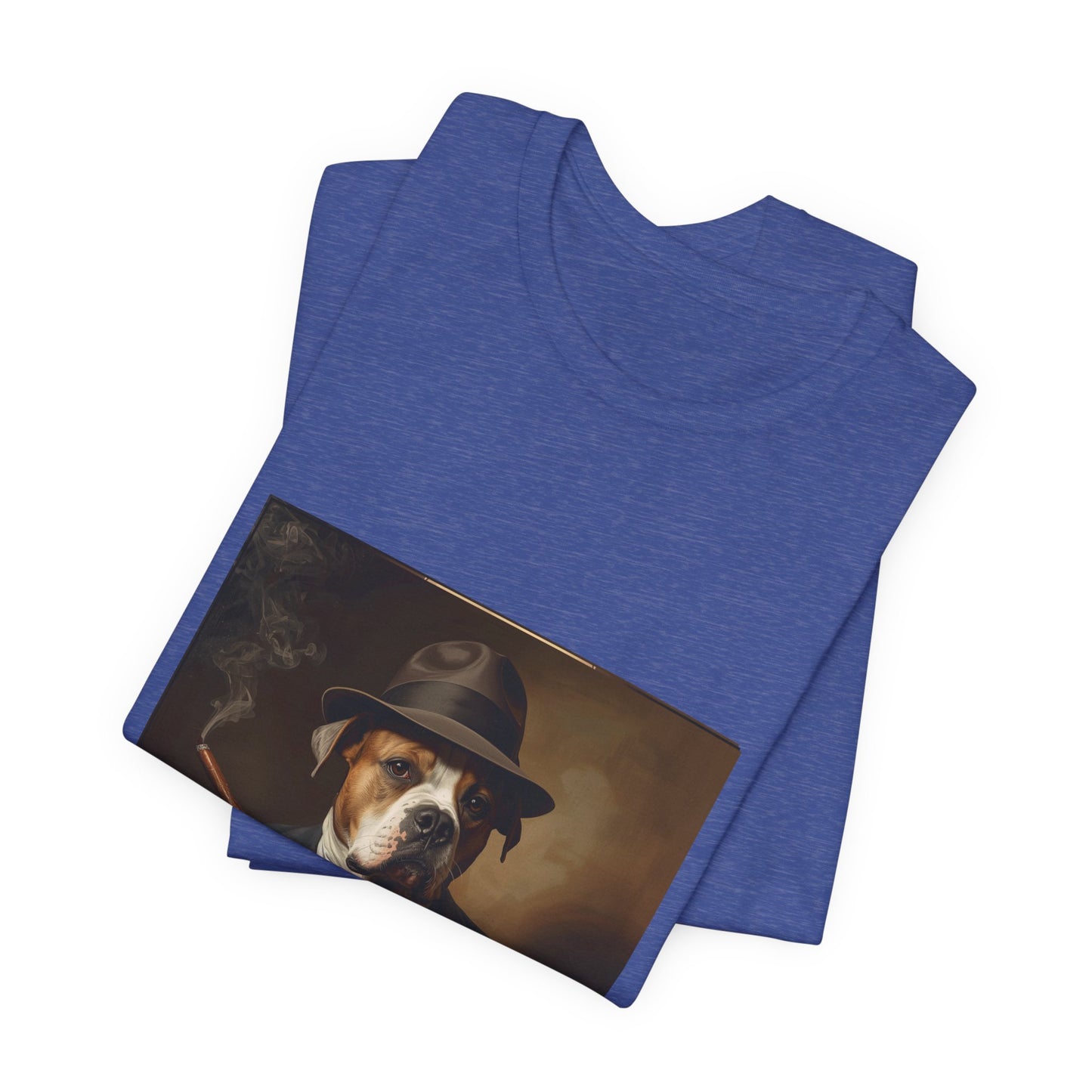Dog Mobster T‑Shirt — "Business First Biscuits Later" Dog Mafia Tee