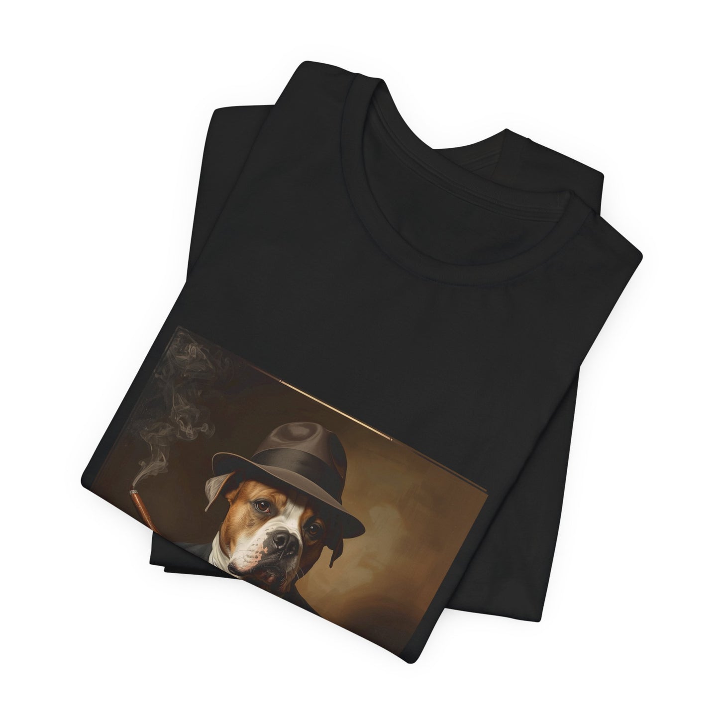 Dog Mobster T‑Shirt — "Business First Biscuits Later" Dog Mafia Tee